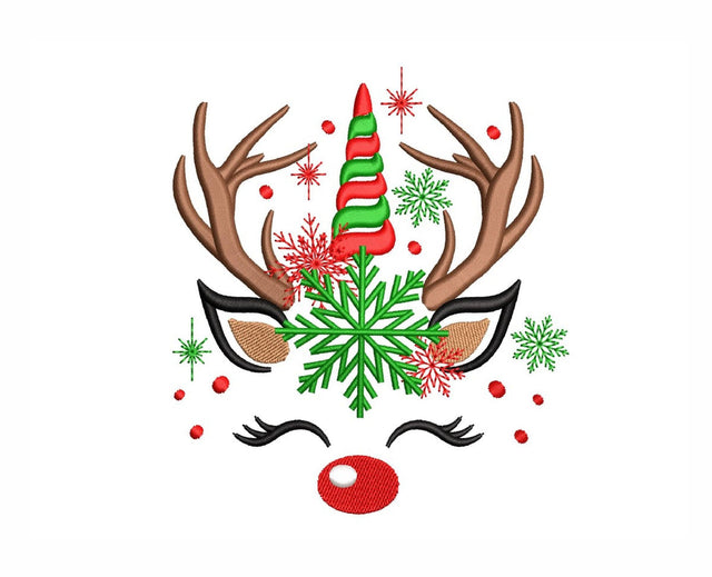 Christmas Reindeer Embroidery Design Embroidery/Applique DESIGNS Nino Nadaraia 