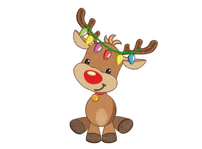 Christmas Reindeer Embroidery Design Embroidery/Applique DESIGNS Nino Nadaraia 