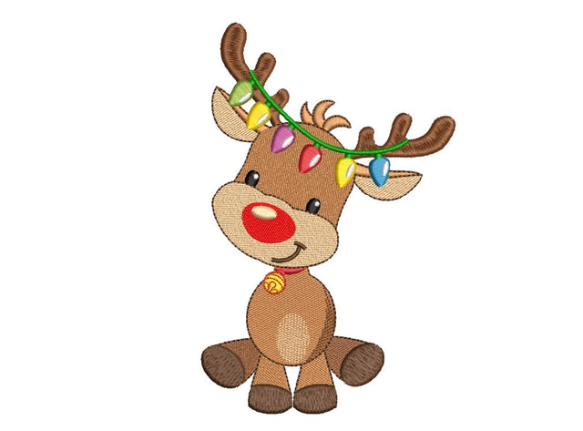 Christmas Reindeer Embroidery Design Embroidery/Applique DESIGNS Nino Nadaraia 