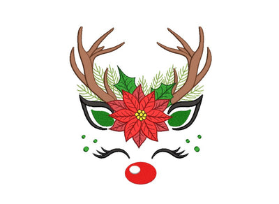 Christmas Reindeer Embroidery File Embroidery/Applique DESIGNS Nino Nadaraia 