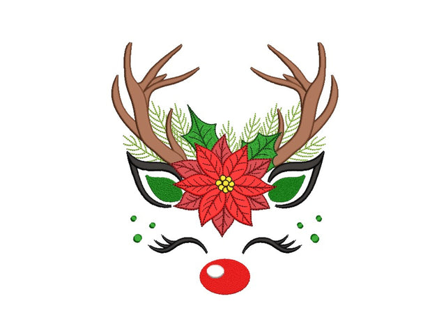 Christmas Reindeer Embroidery File Embroidery/Applique DESIGNS Nino Nadaraia 