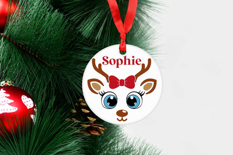 Christmas Reindeer Faces SVG Pack SVG Feya's Fonts and Crafts 
