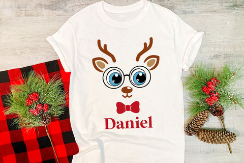Christmas Reindeer Faces SVG Pack SVG Feya's Fonts and Crafts 