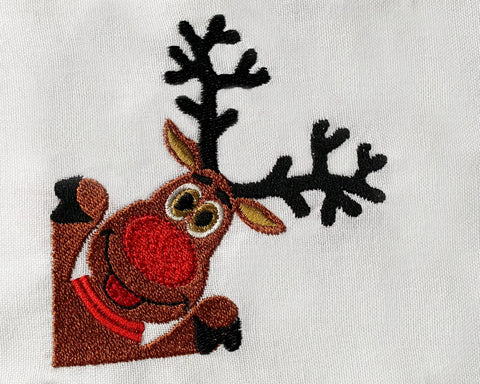 Christmas Reindeer Machine Embroidery Design Embroidery/Applique DESIGNS Canada Embroidery 