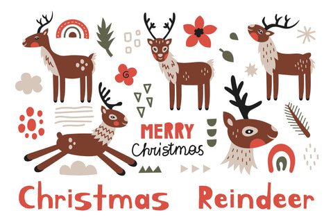 Christmas Reindeer Sublimation Rin Green 