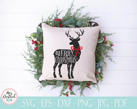 Christmas reindeer SVG, Santa claus, Holiday SVG, christmas shirt svg, This the season svg, Home Decor, Christmas Idea, Silhouette Home SVG SVG MyDesiredSVG 