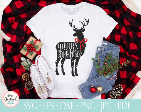 Christmas reindeer SVG, Santa claus, Holiday SVG, christmas shirt svg, This the season svg, Home Decor, Christmas Idea, Silhouette Home SVG SVG MyDesiredSVG 