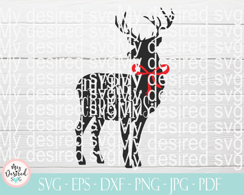 Christmas reindeer SVG, Santa claus, Holiday SVG, christmas shirt svg, This the season svg, Home Decor, Christmas Idea, Silhouette Home SVG SVG MyDesiredSVG 
