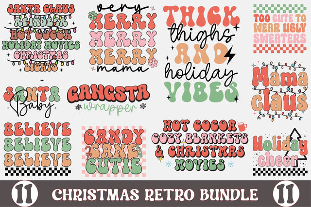 Christmas Retro Bundle SVG SVGista 