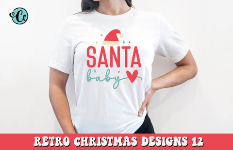 Christmas Retro Sublimation Designs SVG Crazy Craft 