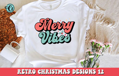 Christmas Retro Sublimation Designs SVG Crazy Craft 