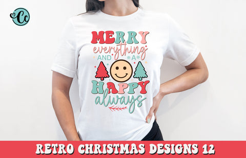 Christmas Retro Sublimation Designs SVG Crazy Craft 