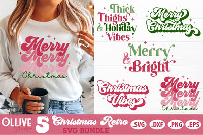 Christmas Retro SVG Bundle SVG Ollive Studio 