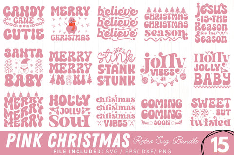 Christmas Retro Svg Bundle SVG Regulrcrative 