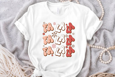 Christmas Retro SVG Design, Fa la la SVG FiveStarCrafting 