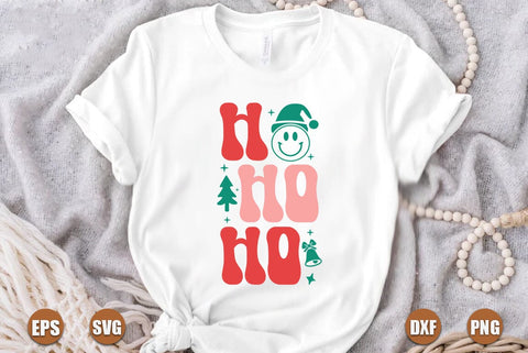 Christmas retro SVG Design, HO HO HO SVG FiveStarCrafting 