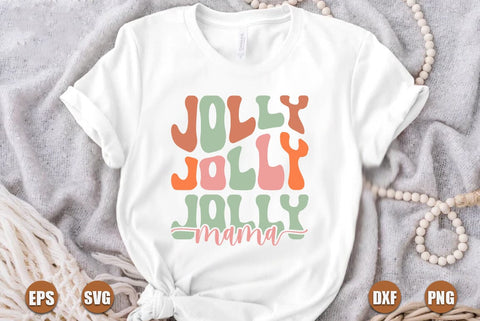 Christmas retro SVG Design, Jolly mama SVG FiveStarCrafting 