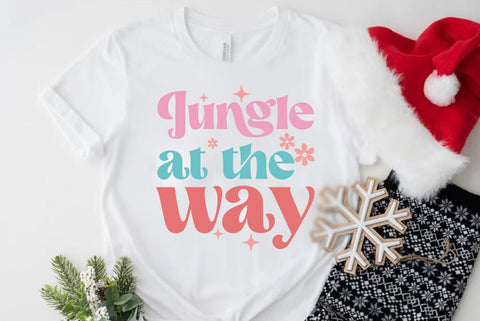 Christmas Retro SVG Design, Jungle at the way SVG FiveStarCrafting 