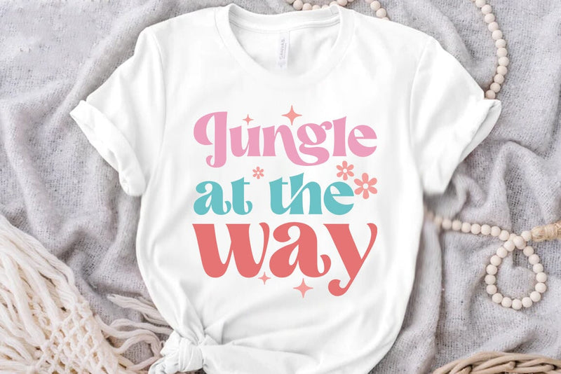 Christmas Retro SVG Design, Jungle at the way SVG FiveStarCrafting 