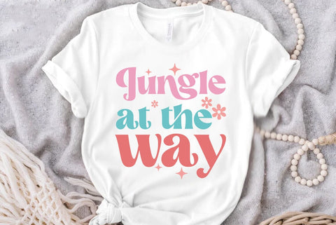 Christmas Retro SVG Design, Jungle at the way SVG FiveStarCrafting 