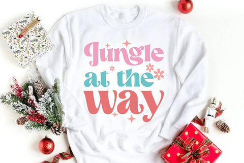 Christmas Retro SVG Design, Jungle at the way SVG FiveStarCrafting 