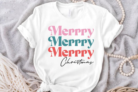 Christmas Retro SVG Design, Merrry christmas SVG FiveStarCrafting 