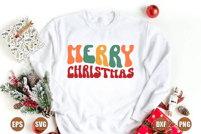 Christmas retro SVG Design, Merry christmas SVG FiveStarCrafting 