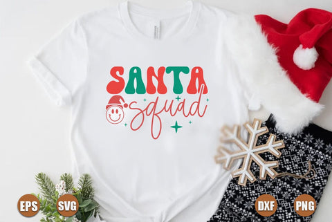 Christmas retro SVG Design, Santa squad SVG FiveStarCrafting 
