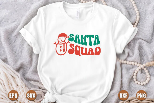 Christmas retro SVG Design, Santa squad SVG FiveStarCrafting 