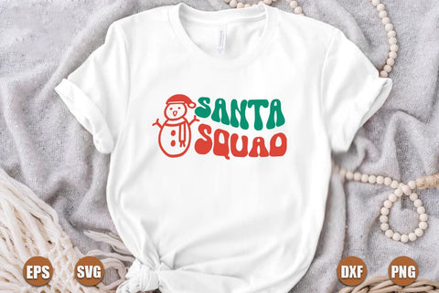 Christmas retro SVG Design, Santa squad SVG FiveStarCrafting 