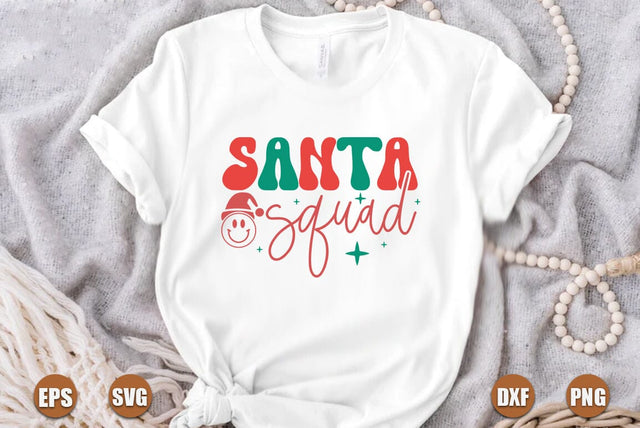 Christmas retro SVG Design, Santa squad SVG FiveStarCrafting 