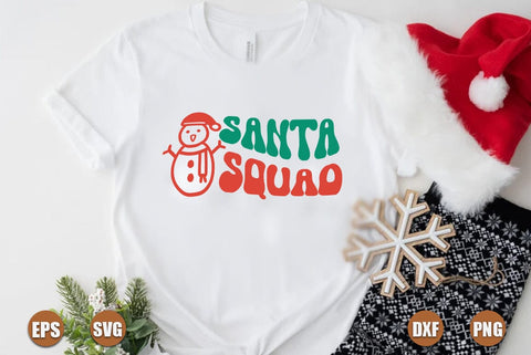 Christmas retro SVG Design, Santa squad SVG FiveStarCrafting 