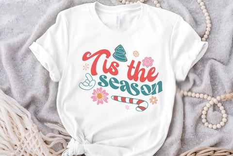 Christmas Retro SVG Design, Tis the season SVG FiveStarCrafting 