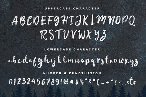 Christmas Rockstar Font Letterara 