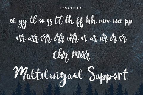 Christmas Rockstar Font Letterara 
