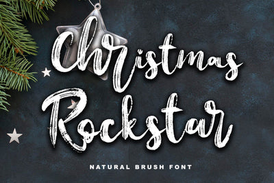 Christmas Rockstar Font Letterara 