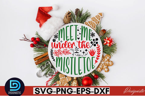 Christmas round door sign SVG Bundle, Christmas Ornament SVG Bundle ...
