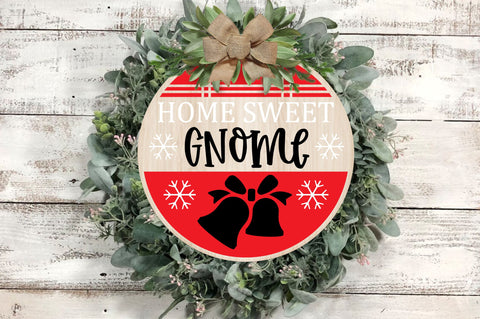 Christmas Round gnome Svg Bundle SVG Regulrcrative 