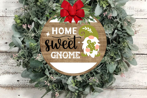 Christmas Round gnome Svg Bundle SVG Regulrcrative 