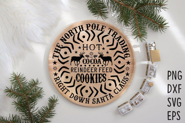 Christmas Round Ornament or Sign SVG SVG Rupkotha 