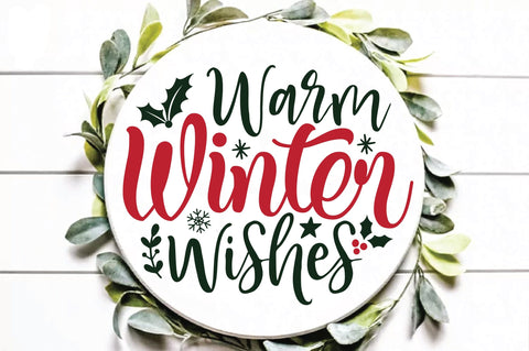 Christmas Round Ornaments SVG Bundle SVG Ariyan 