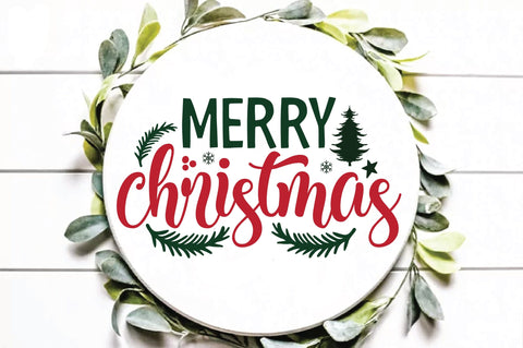 Christmas Round Ornaments SVG Bundle SVG Ariyan 