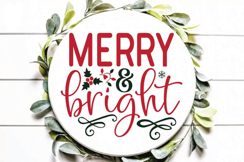 Christmas Round Ornaments SVG Bundle SVG Ariyan 