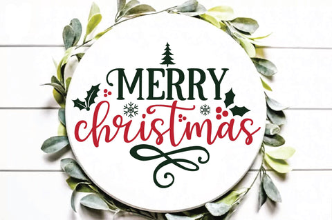 Christmas Round Ornaments SVG Bundle SVG Ariyan 