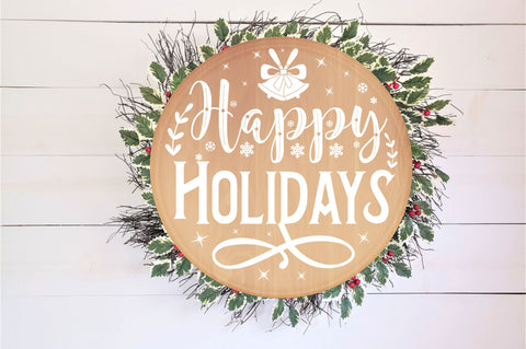 Christmas Round Ornaments SVG Bundle SVG Regulrcrative 