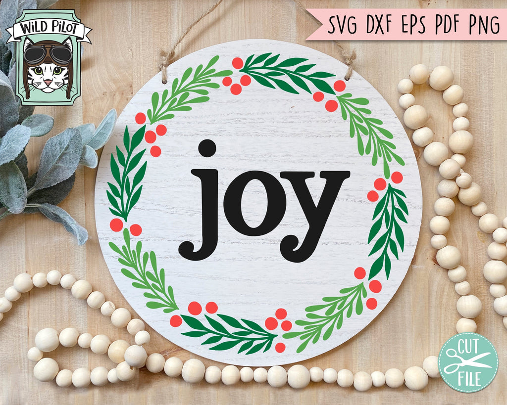 Christmas Round Sign Bundle svg file, Christmas Sign svg files ...