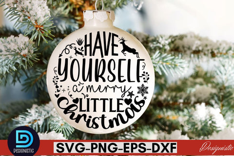 Christmas Round Sign SVG Bundle, Christmas SVG Bundle, Christmas Bundle SVG DESIGNISTIC 