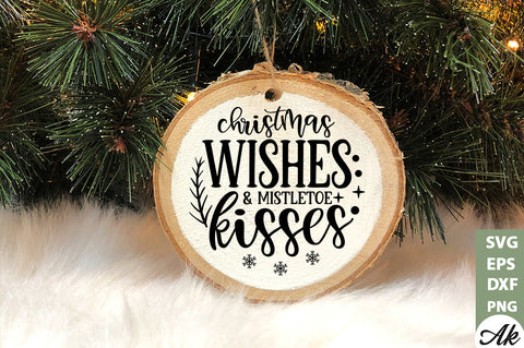 Christmas Round Sign SVG Bundle SVG akazaddesign 