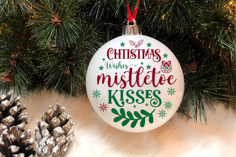 Christmas Round Sign SVG Bundle SVG Regulrcrative 