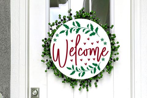 Christmas Round Sign SVG Bundle SVG Regulrcrative 